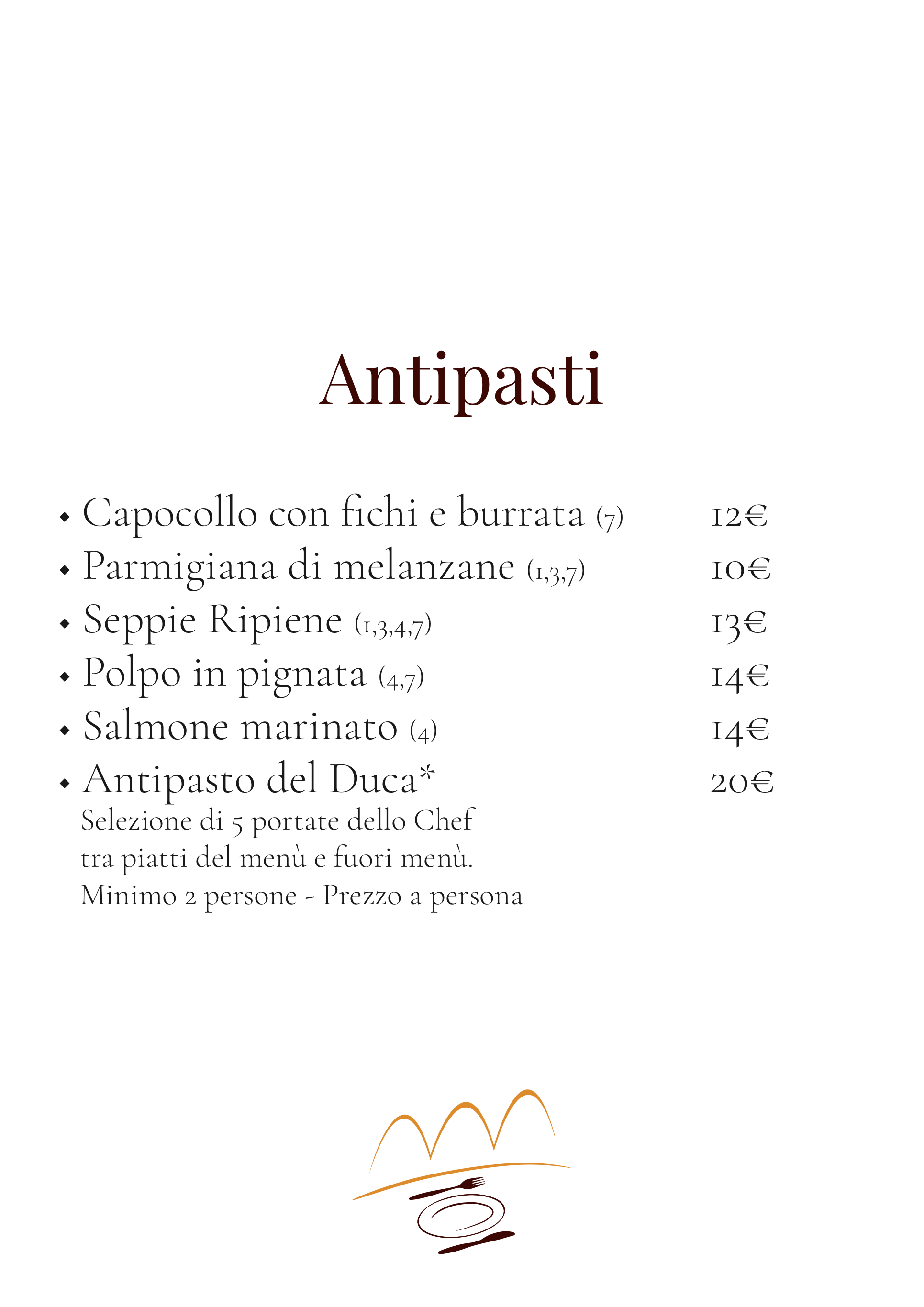 Menu Pagina 2